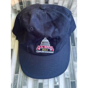 USGA 2011 Congressional US Open Blue Golf Hat/ Cap Adjustable Strap